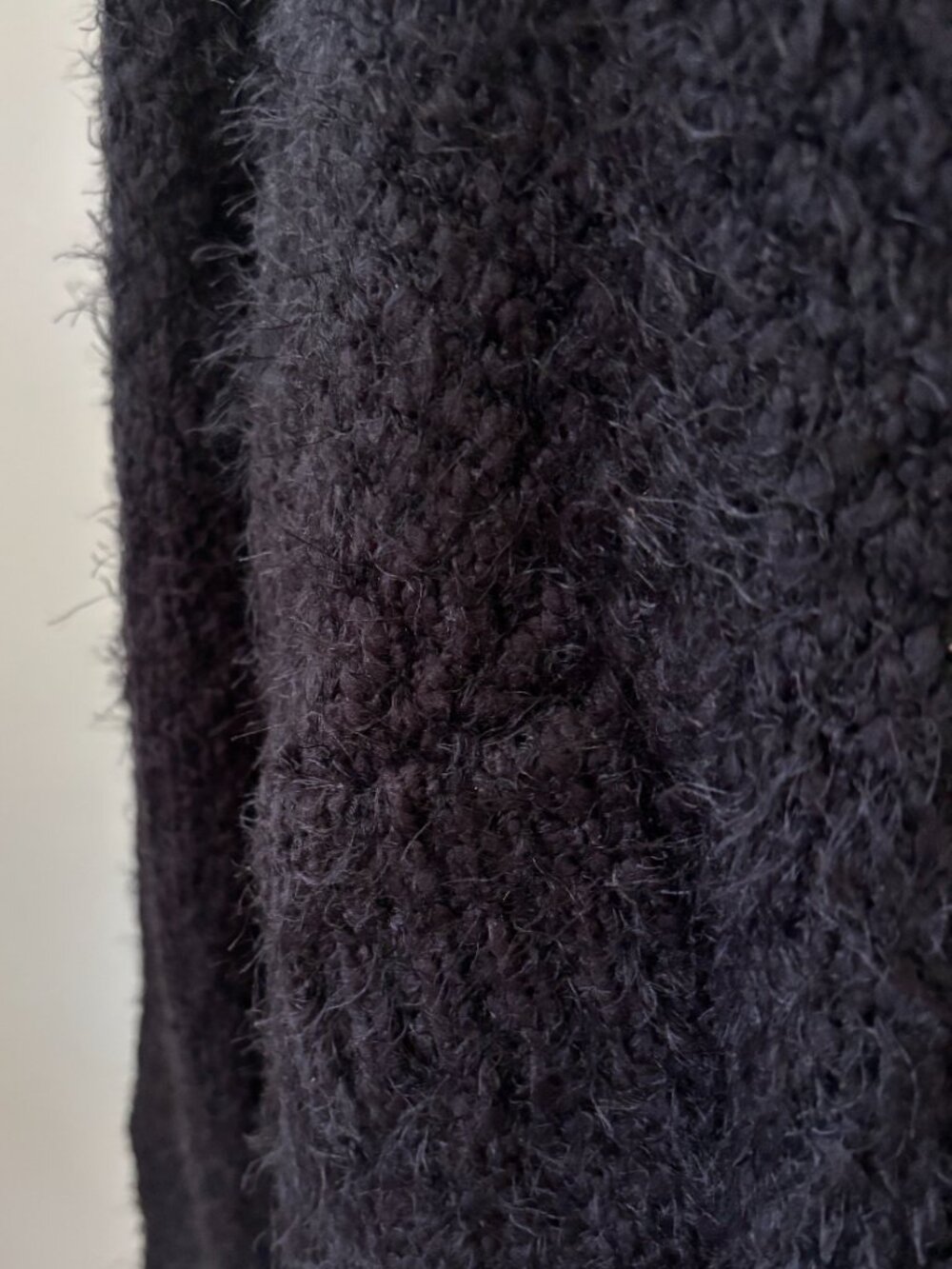 Hayden Los Angeles Fuzzy Popcorn Knit Button-Up Collared Cardigan Large NWT - Picture 3 of 6